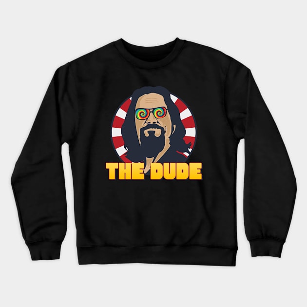 The Dude Crewneck Sweatshirt by Zen Cosmos Official